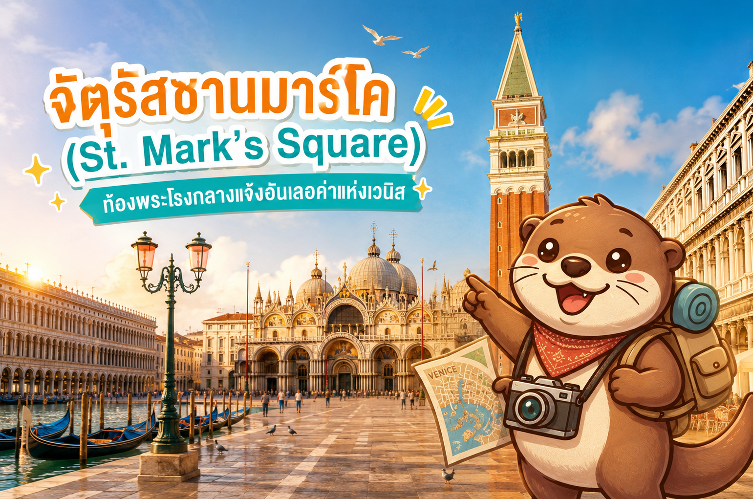 จัตุรัสซานมาร์โค (St. Mark's Square) 2026 หัวใจสถาปัตยกรรมแห่งเวนิส