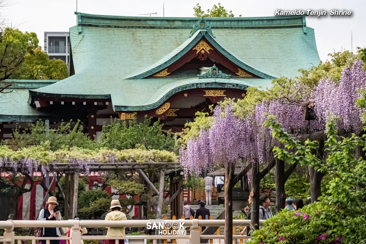 ศาลเจ้าคะเมอิโดะเท็นจิน (Kameido Tenjin Shrine)