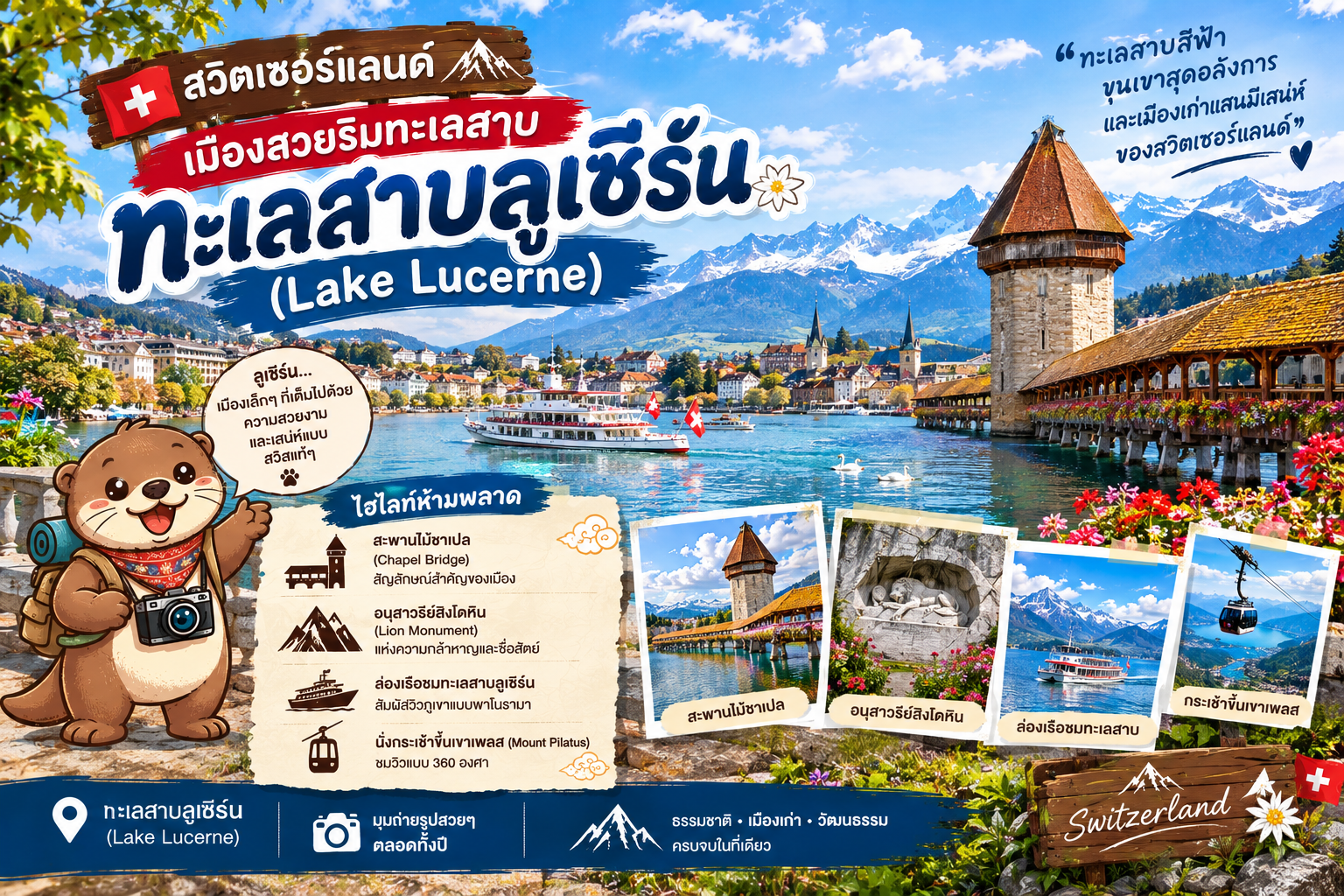 ทะเลสาบลูเซิร์น (Lake Lucerne)