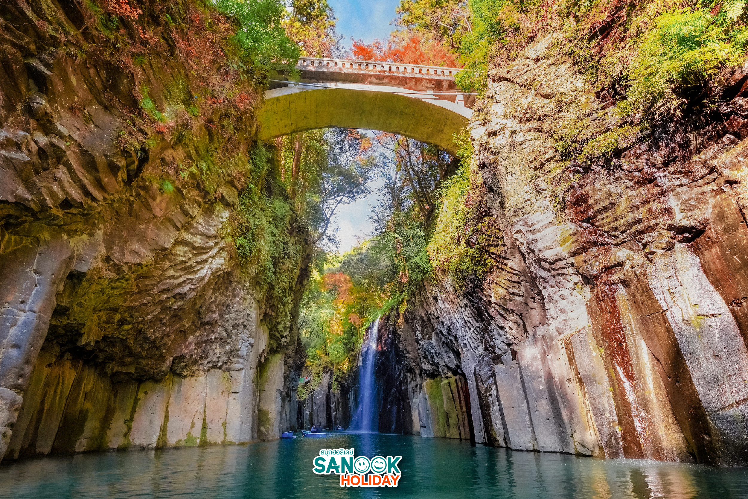 พายเรือทาคาชิโฮะ Takachiho Gorge ญี่ปุ่น