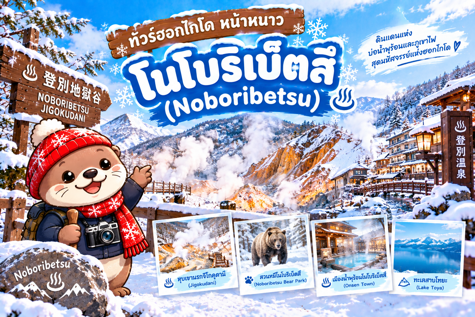 โนโบริเบ็ตสึ (Noboribetsu)