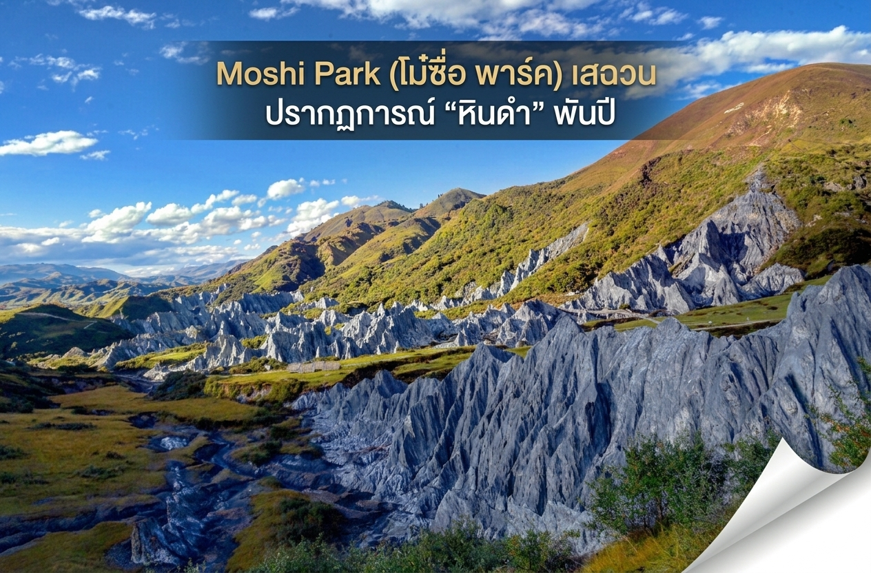 Moshi Park (โม๋ซื่อ พาร์ค) เสฉวน ปรากฏการณ์ 