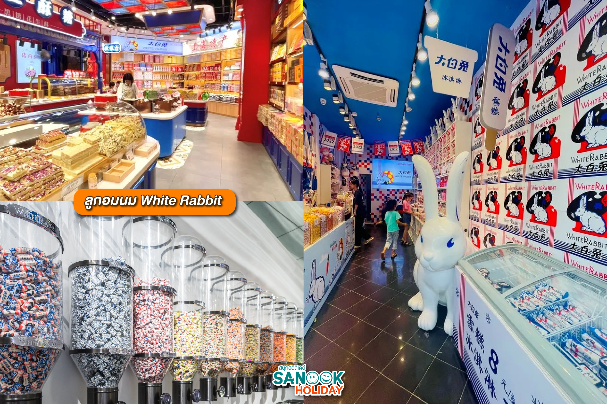 ขนมของฝากเซี่ยงไฮ้ 2026 ลูกอมกระต่ายขาว