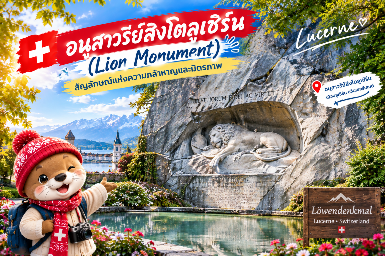 อนุสาวรีย์สิงโตลูเซิร์น (Lion Monument)