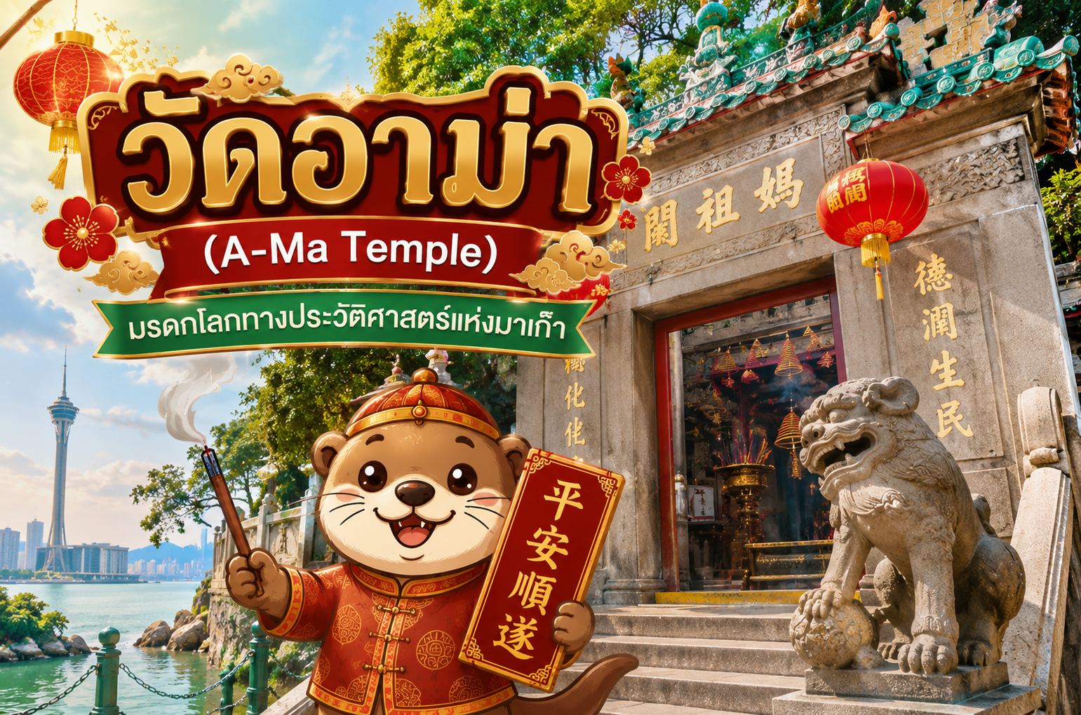 วัดอาม่า (A-Ma Temple) มรดกโลกทางประวัติศาสตร์แห่งมาเก๊า สถานที่ศักดิ์สิทธิ์ที่ไม่ควรพลาด