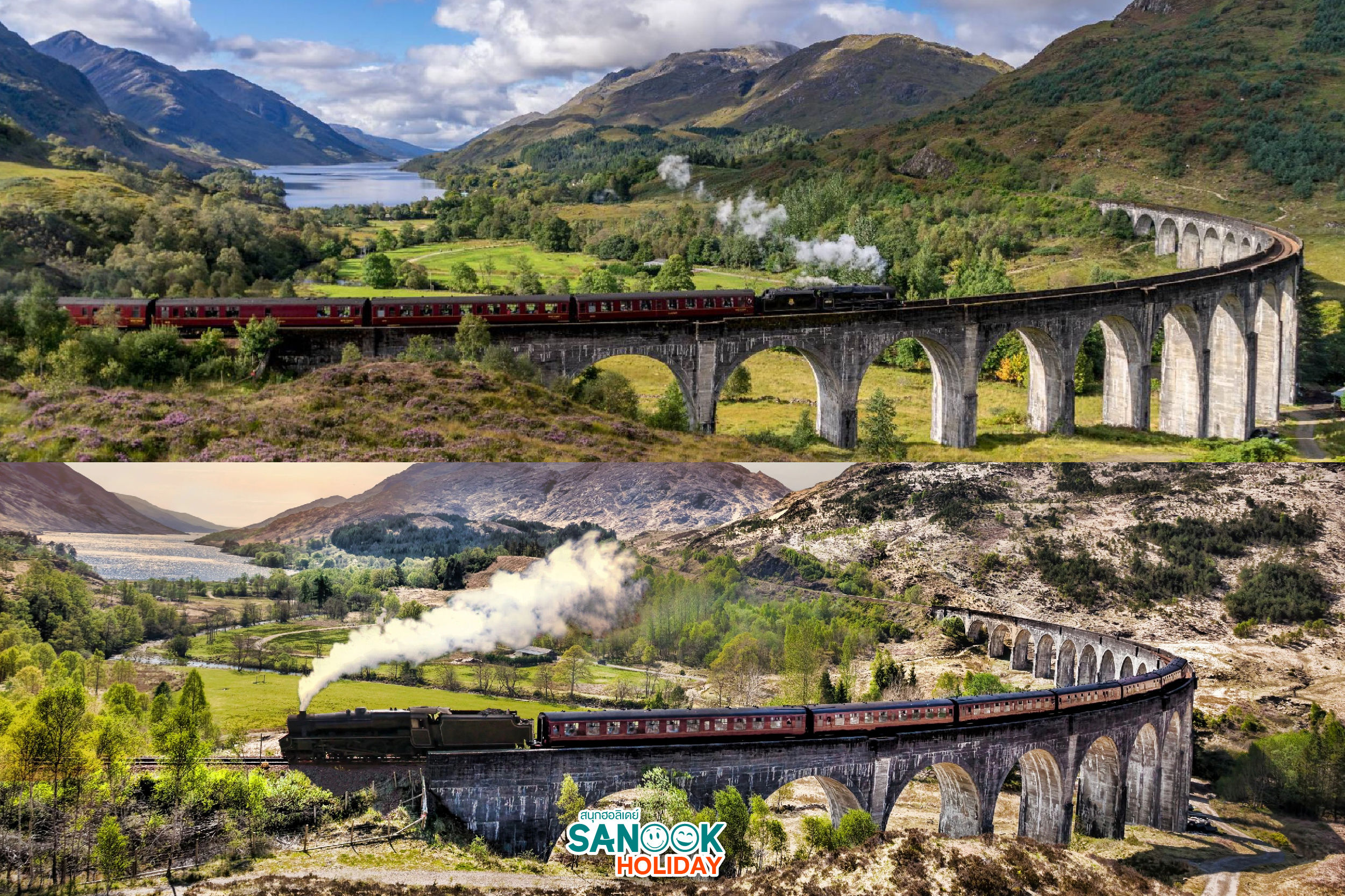 สะพานรถไฟเกล็นฟินแนน สถานที่ตามรอยหนังพ่อมดดัง แฮร์รี่ พอตเตอร์