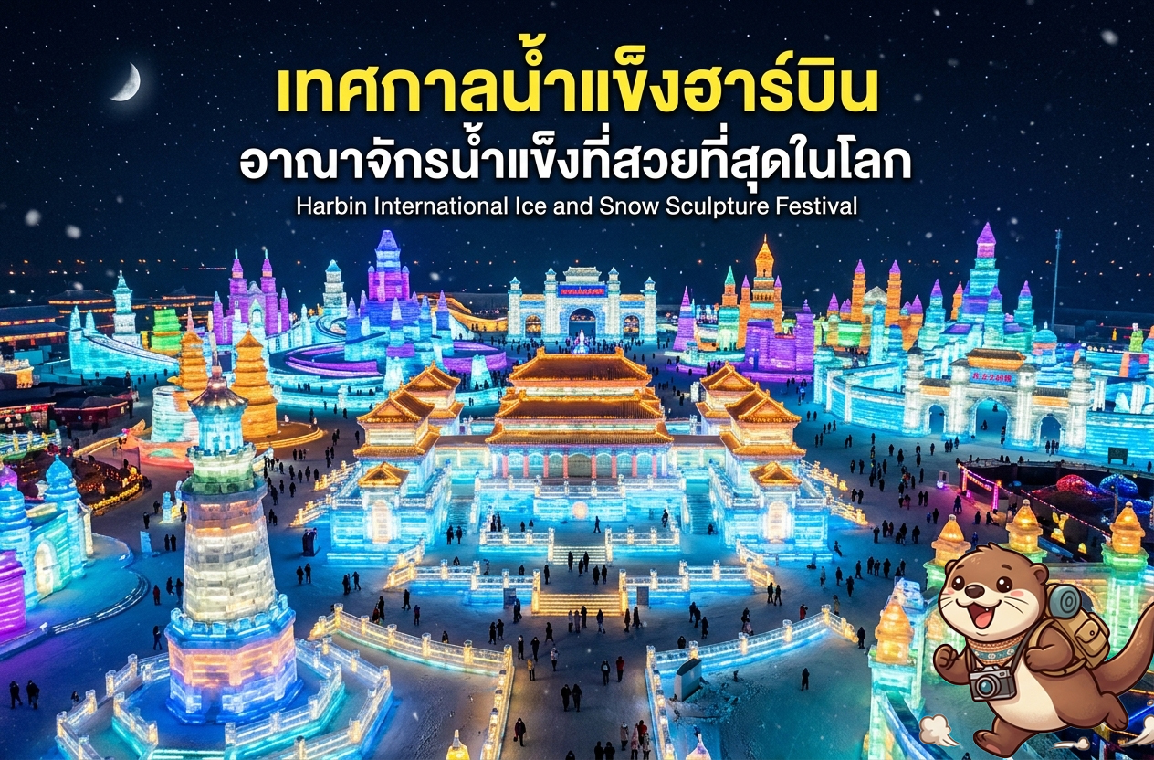 เทศกาลน้ำแข็งฮาร์บิน (Harbin Ice and Snow Festival): อาณาจักรน้ำแข็งที่สวยที่สุดในโลก