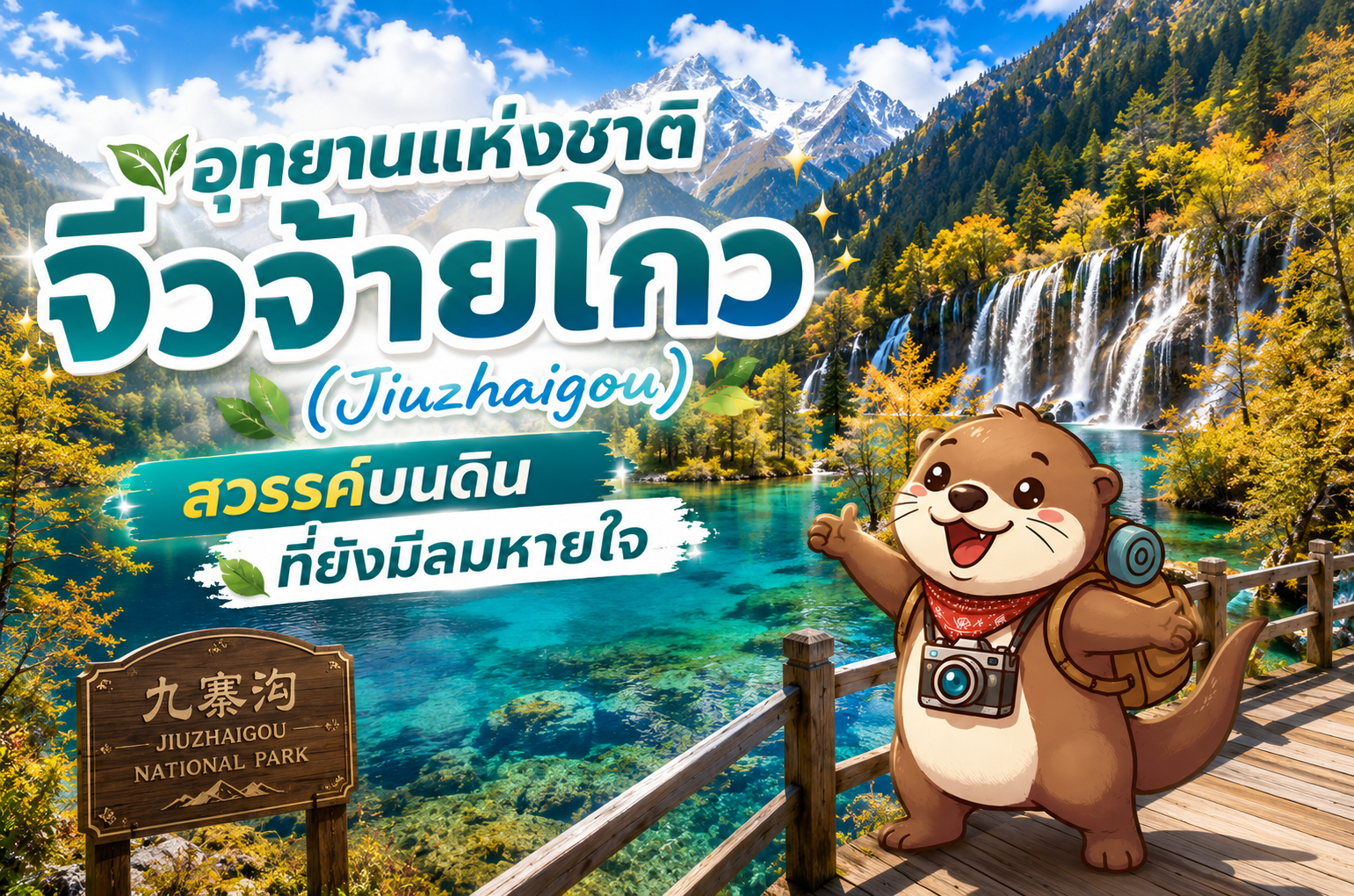 จิ่วจ้ายโกว (Jiuzhaigou) 2026 มหัศจรรย์สระน้ำมรกตแห่งอุทยานสวรรค์บนดิน