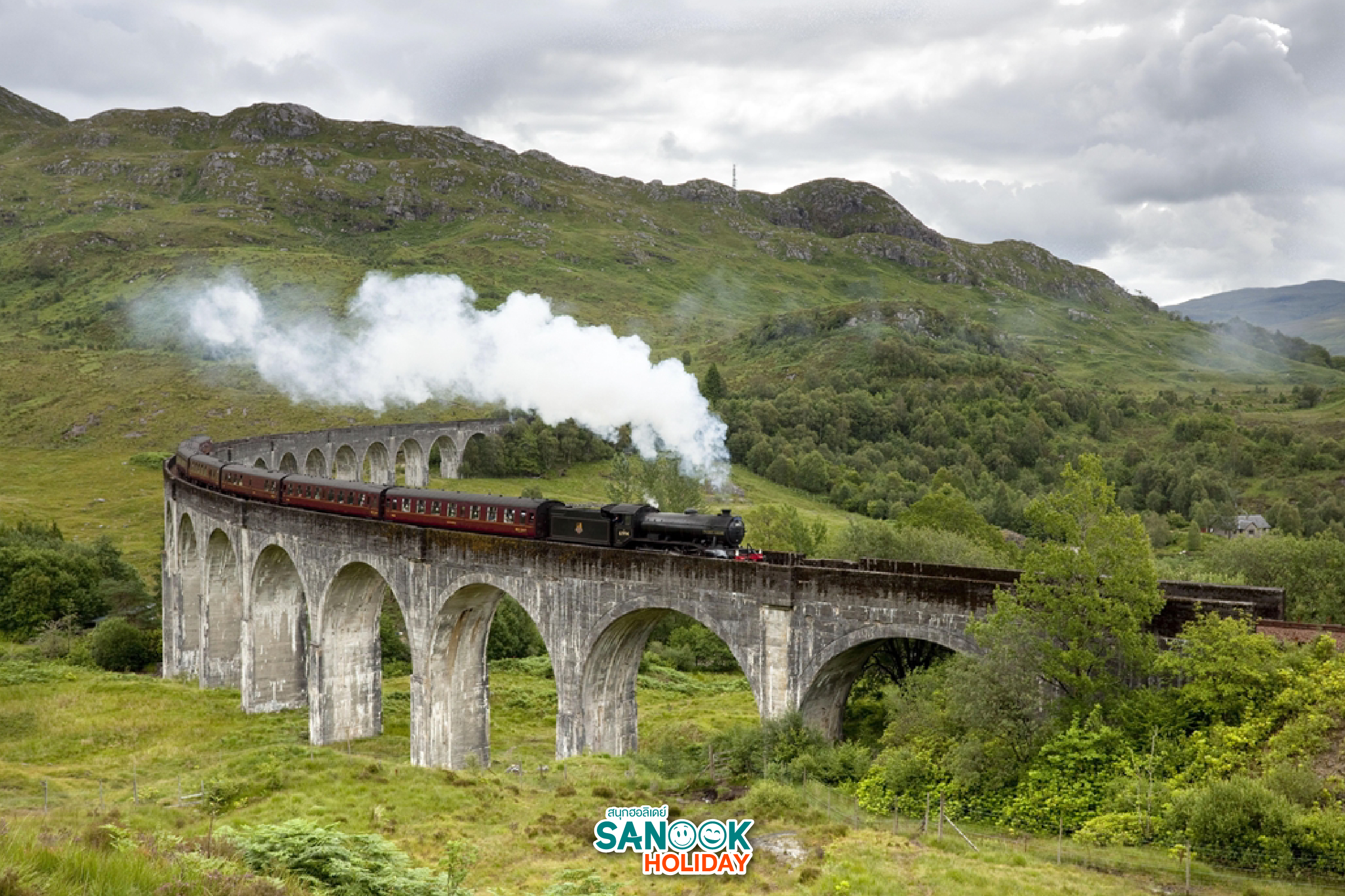 สะพานรถไฟเกล็นฟินแนน สถานที่ตามรอยหนังพ่อมดดัง แฮร์รี่ พอตเตอร์