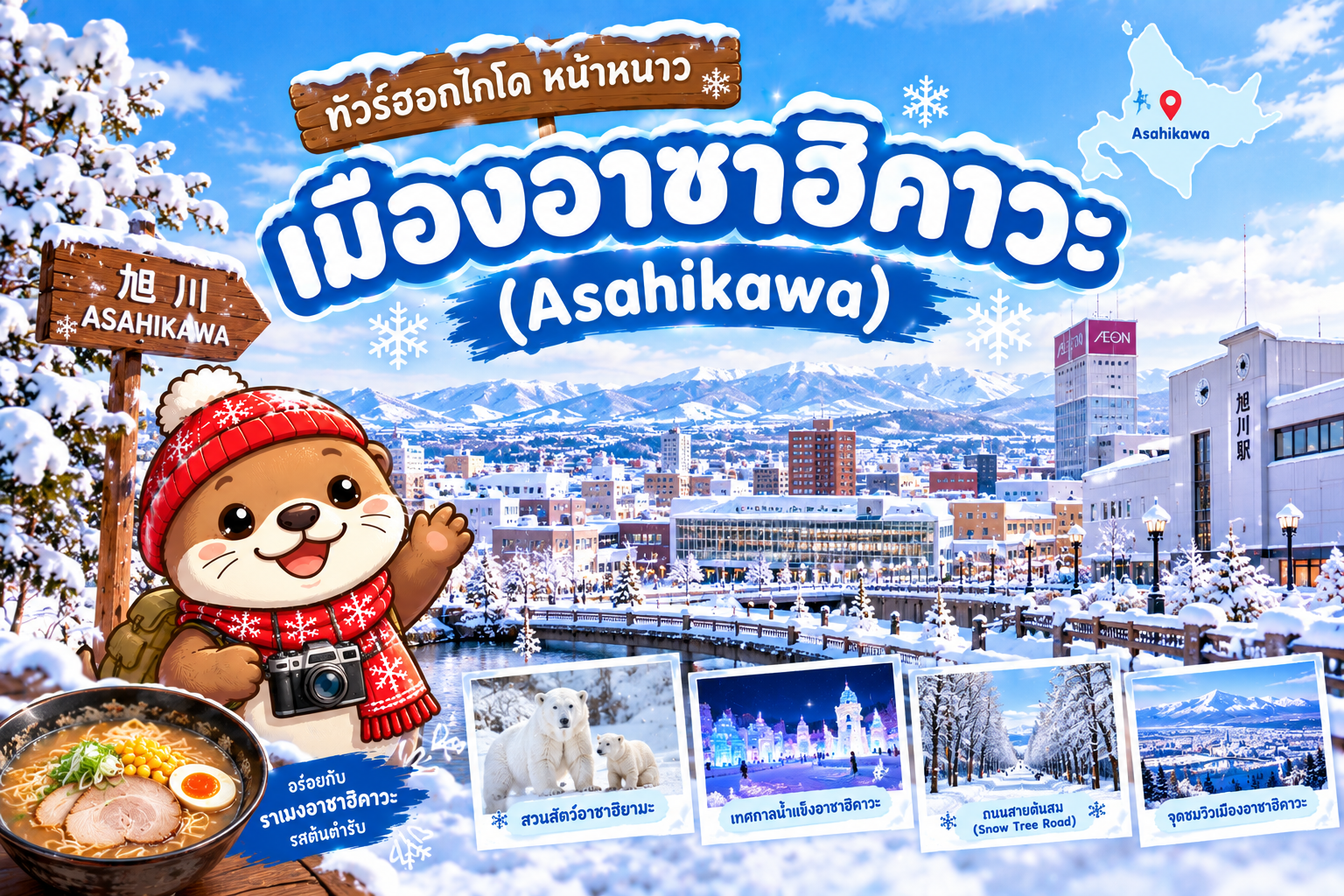 เมืองอาซาฮิคาวะ (Asahikawa)
