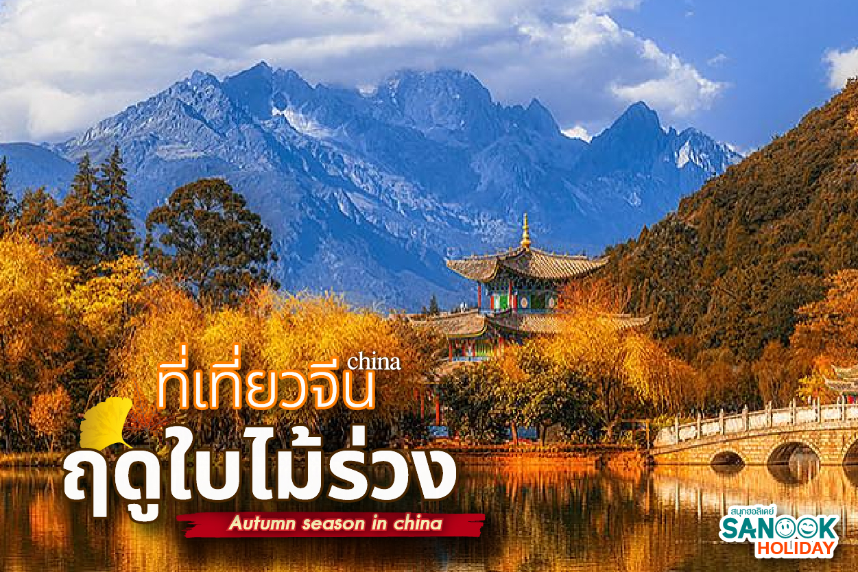8 ที่เที่ยวจีนฤดูใบไม้ร่วง 2026: ปักหมุดพิกัดใบไม้เปลี่ยนสีกับ Sanook Holiday