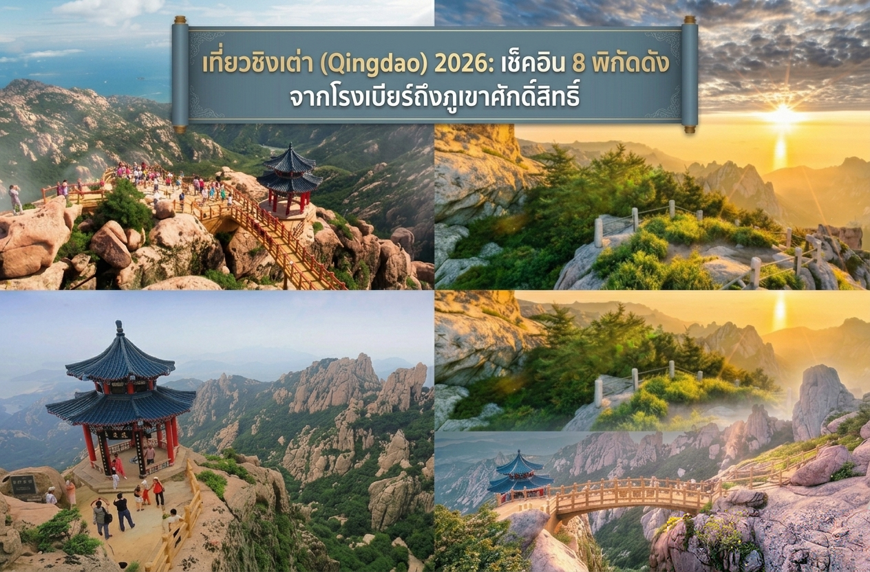 เที่ยวชิงเต่า (Qingdao) 2026: เช็คอิน 8 พิกัดดัง จากโรงเบียร์ถึงภูเขาศักดิ์สิทธิ์