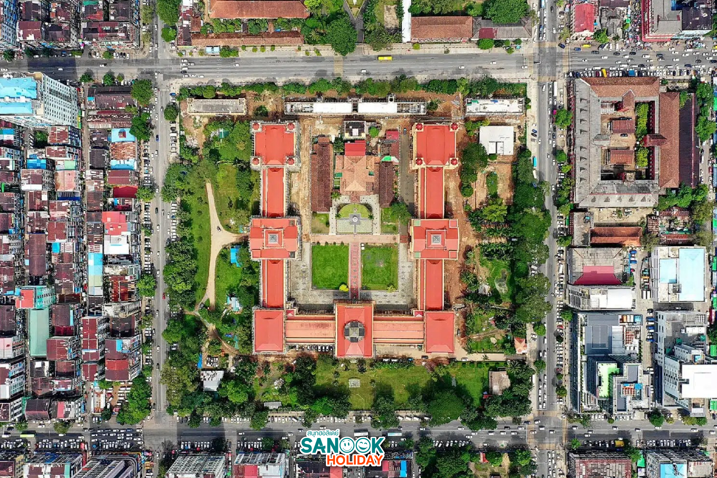 The Secretariat Yangon  อาคารรัฐสภาเก่า