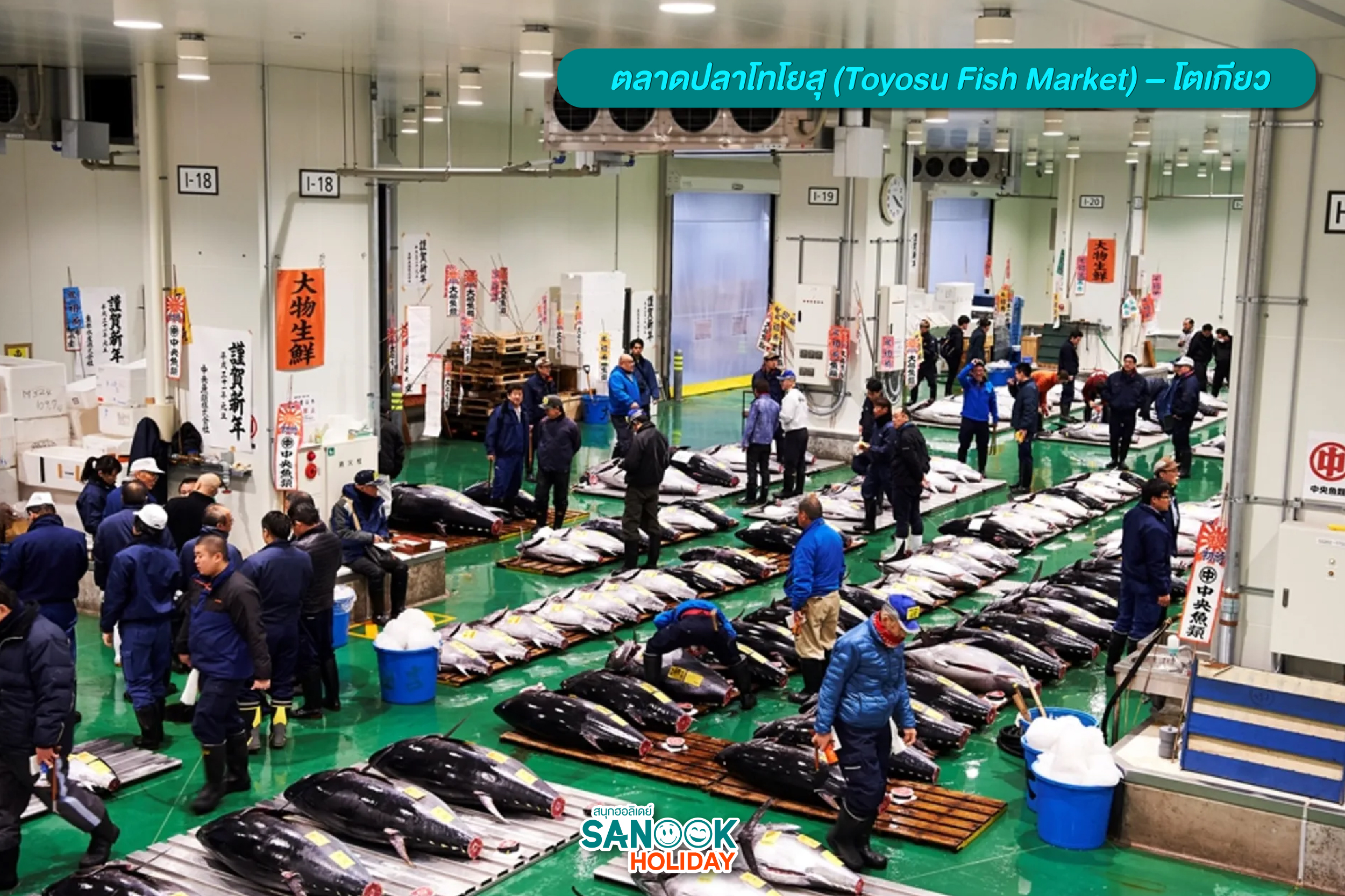 ตลาดปลาโทโยสุ (Toyosu Fish Market)