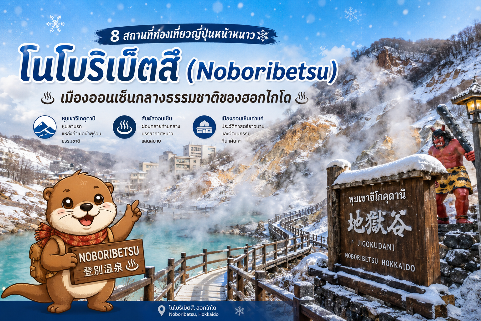 โนโบริเบ็ตสึ (Noboribetsu)