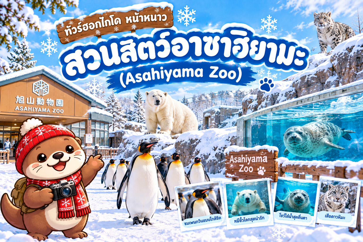 สวนสัตว์อาซาฮิยามะ (Asahiyama Zoo)