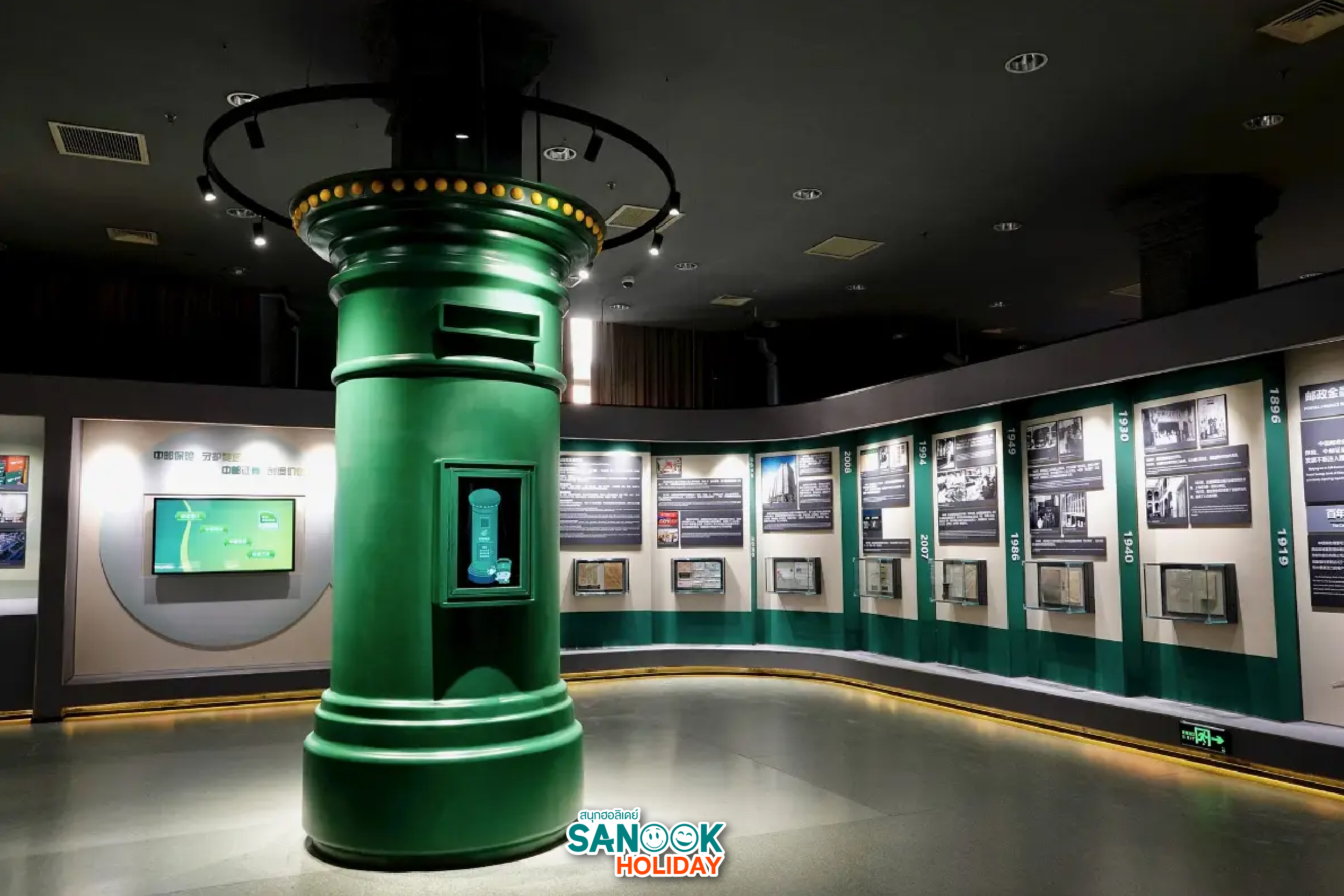 ภายในอาคาร พิพิธภัณฑ์ไปรษณีย์เซี่ยงไฮ้