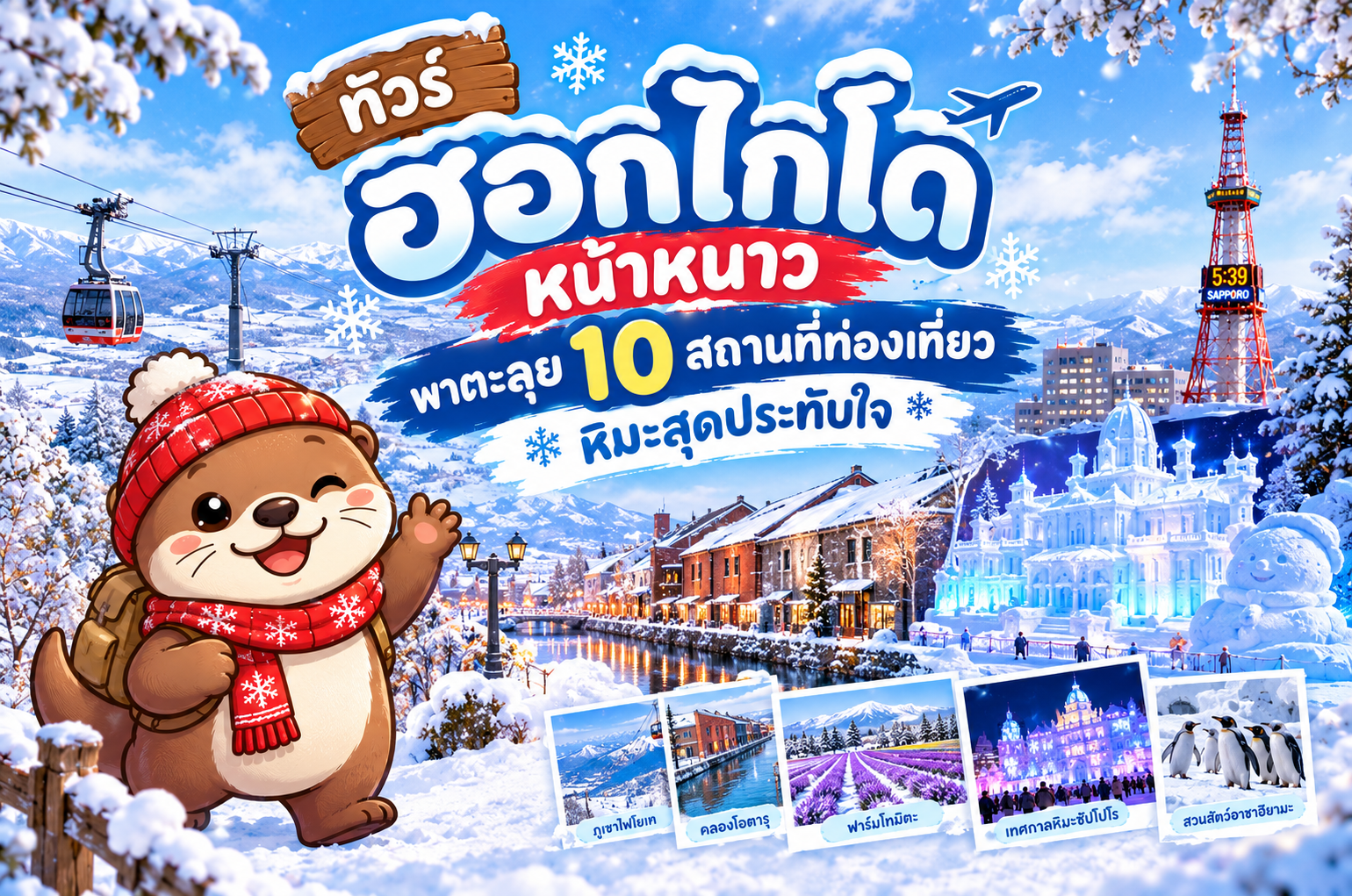 ทัวร์ฮอกไกโด หน้าหนาว 10 สถานที่เที่ยวหิมะสุดฟินที่ไม่ควรพลาด