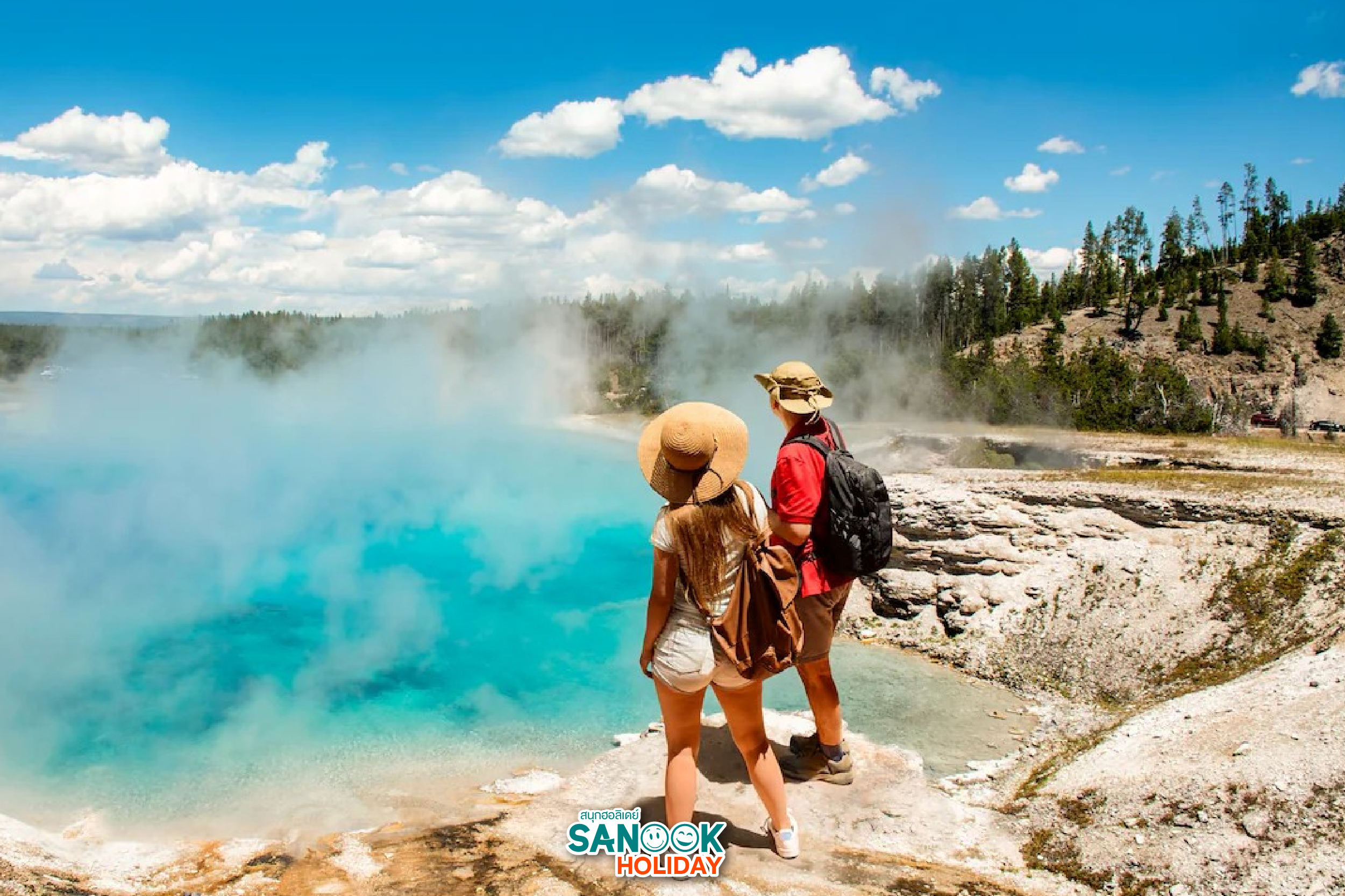 อุทยานแห่งชาติเยลโลว์สโตน Yellowstone National Park อเมริกา