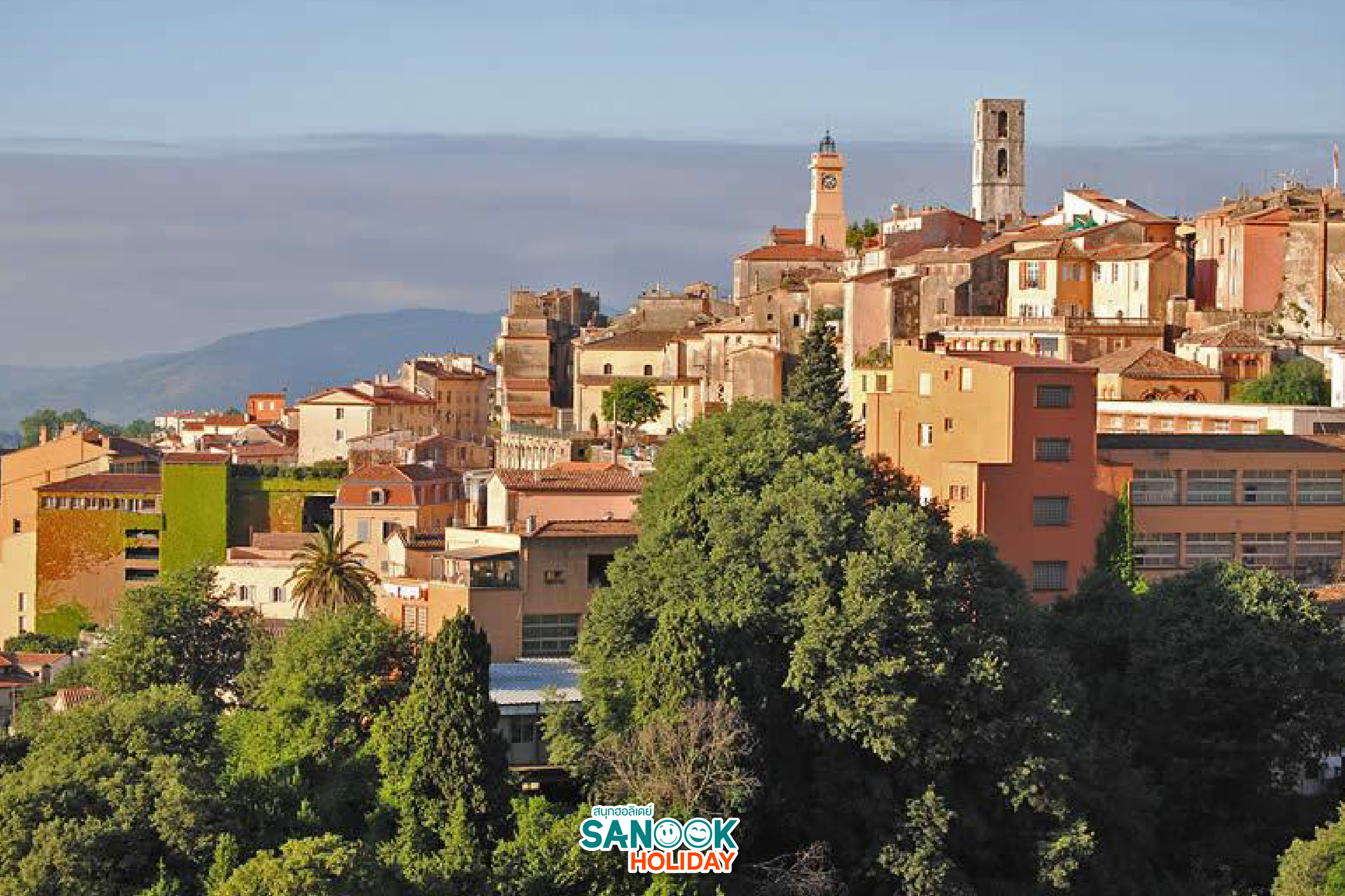 วิวเมือง Grasse ฝรั่งเศส